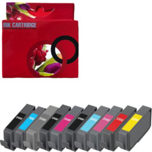 PFI5100 pack 10 cartuchos de tinta pigmentada multicolor compatible con Canon iPF Pro-310