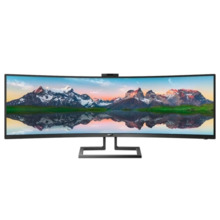 Philips P Line SuperWide 499P9H/00 Monitor 49" LED Curvo DWQHD 70Hz - Respuesta 5ms - Altavoces 10W - Ajustable en Altura, Girat