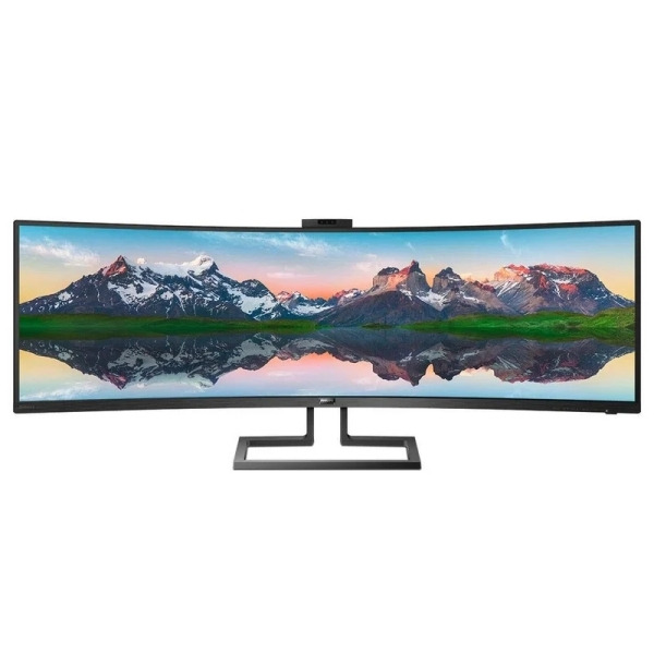 Philips P Line SuperWide 499P9H/00 Monitor 49" LED Curvo DWQHD 70Hz - Respuesta 5ms - Altavoces 10W - Ajustable en Altura, Girat