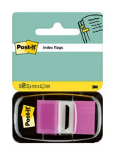 Post-it Index Dispensador con 50 Marcadores Reposicionables 25.4 x 43.2mm - Adherencia Firme - Para Marcar, SeÃ±alar o Destacar