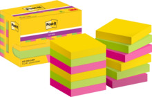 Post-It Super Sticky Pack de 12 Blocs de 90 Notas Adhesivas Reposicionables  47.6x47.6mm - Forma Cuadrada - Caja Dispensadora -