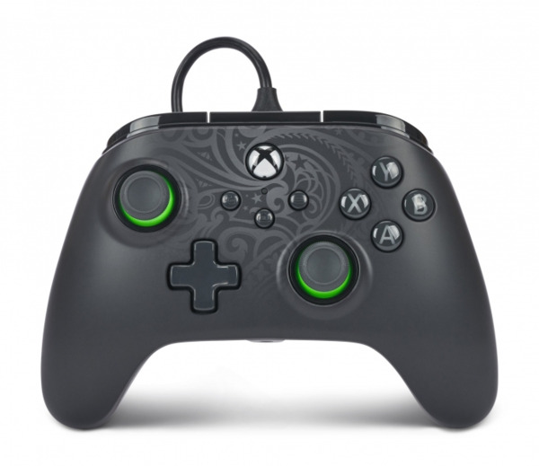 PowerA Mando con Cable Advantage para Xbox Series X|S - Green Hint