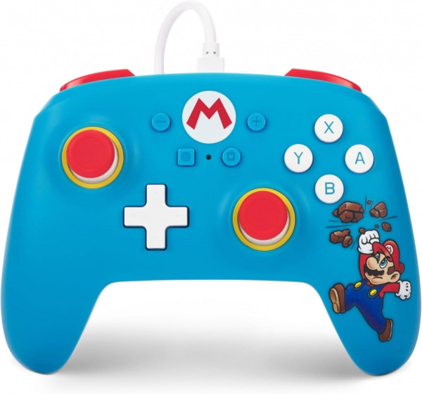 PowerA Mando con Cable para Nintendo Switch - Mario Brick Breaker