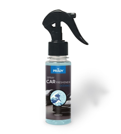 Prady Ambientador Coche Oceano - Frasco de 100 ml - Spray Pulverizador