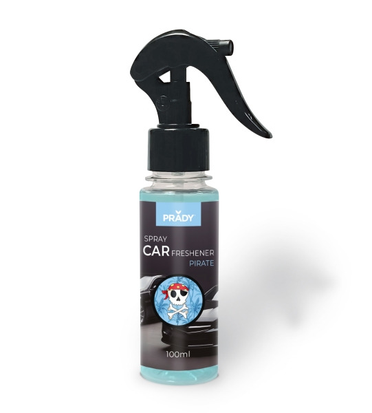 Prady Ambientador Coche Pirate - Frasco de 100 ml - Spray Pulverizador