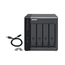 QNAP TR-004 Caja de Expansion RAID USB 3.0 - 4 Bahias 2.5", 3.5" - Ventilador 120mm