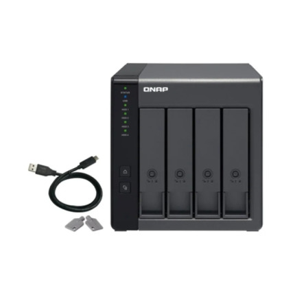 QNAP TR-004 Caja de Expansion RAID USB 3.0 - 4 Bahias 2.5", 3.5" - Ventilador 120mm