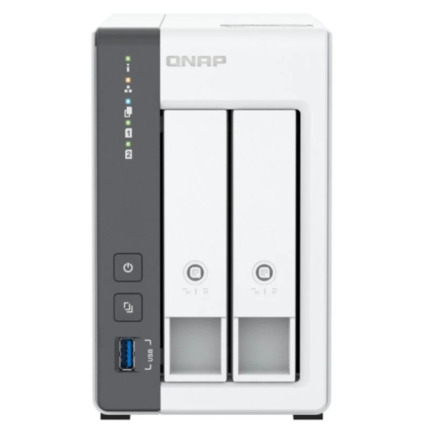 QNAP TS-216G NAS Torre Procesador ARM Cortex-A55 - Memoria 4GB - 2 Bahias 2.5", 3.5" - USB, RJ-45 2.5GB - Ventilador 70mm