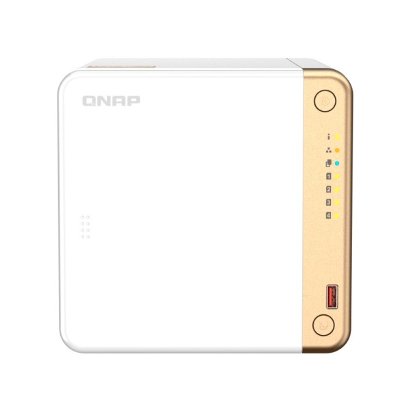 QNAP TS-462-4G NAS Torre Procesador Intel Celeron N4505 - Memoria 4GB - 4Bahias 2.5", 3.5", USB, HDMI, RJ-45 - Ventilador 12cm