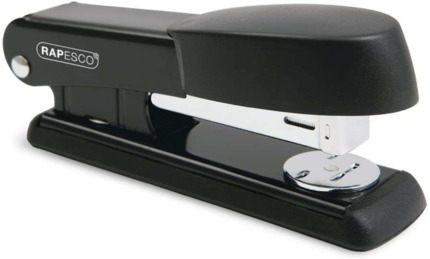 Rapesco Bowfin Grapadora Metalica de Sobremesa - Hasta 25 Hojas - Grapas 26/6, 24/6 - Grapado Cerrado y Abierto