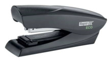 Rapid Eco Grapadora de Sobremesa 24/6, 26/6 - Grapa hasta 25 Hojas - Grapado Plano y Clavado - Fabricado con un 74% de Plastico