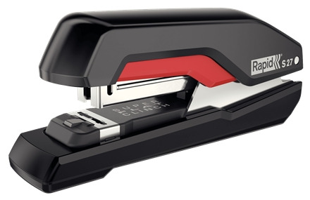 Rapid Supreme S50 Grapadora de Sobremesa - Hasta 50 Hojas - Para Grapas 24/6-8+, 26/6-8+ - Grapado Plano y Clavado - Color Negro