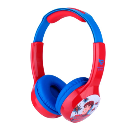 Redlox by Chuster Hero Auriculares Bluetooth 5.4 - Altavoz 40mm - Bateria 200mAh - Autonomia hasta 16h - Alcance 10m - 32Ohm - Sensibilidad 85dB - Color Rojo y Azul