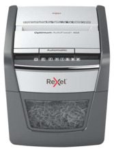 Rexel Optimum AutoFeed 45X Destructora Automatica de Corte en Particulas- 20L - Alimentacion Automatica 45 hojas - Ranura Manual