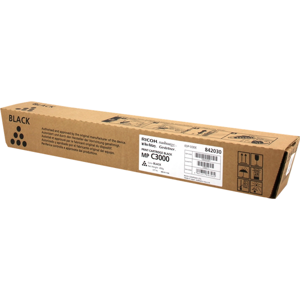 Ricoh Aficio MP-C2500/MP-C3000 Negro Cartucho de Toner Original - 888640/888636/842030