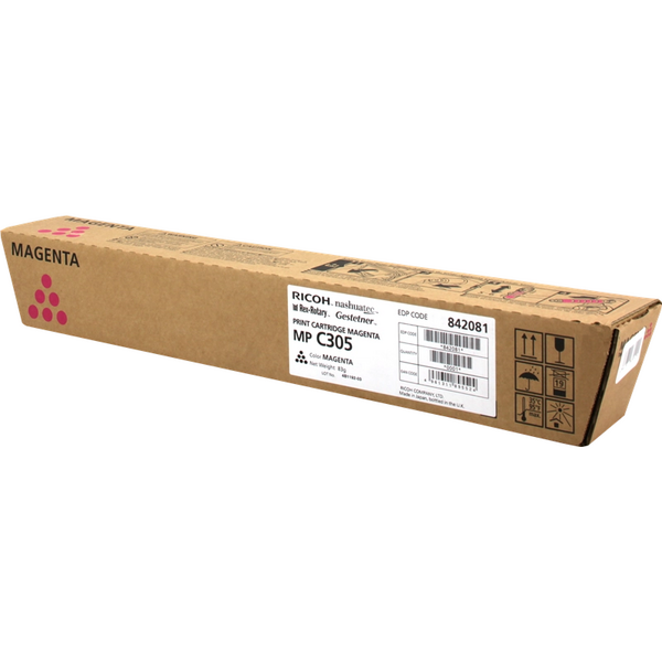 Ricoh Aficio MP-C305/MP-C305SPF Magenta Cartucho de Toner Original - 842081/841596/MPC305E