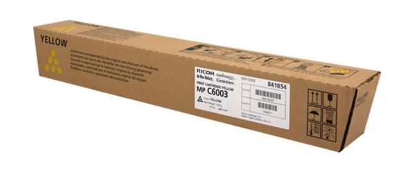 Ricoh Aficio MP-C4503/MP-C5503/MP-C6003 Amarillo Cartucho de Toner Original - 841854