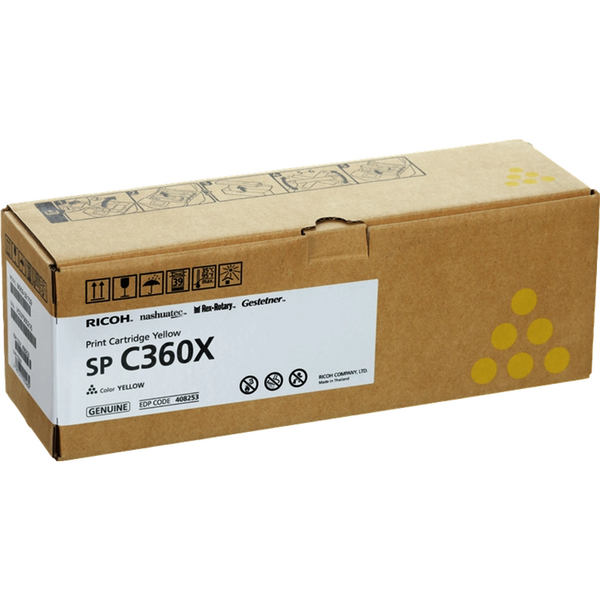 Ricoh Aficio SP-C361 Amarillo Cartucho de Toner Original - 408253/SPC360X