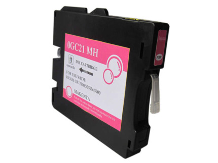 Ricoh GC21M Magenta Cartucho de Tinta Pigmentada Generico - Reemplaza 405534/405538
