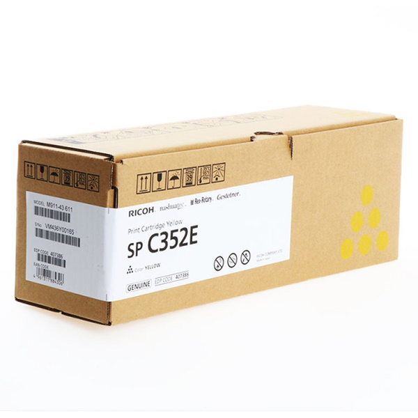 Ricoh SP C352E Amarillo Cartucho de Toner Original - 408218/SP C352E