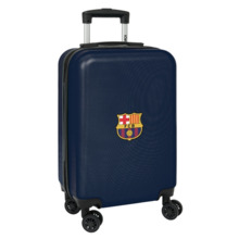 Safta F.C. Barcelona Maleta con Ruedas 20" - Asa Telescopica - 4 Ruedas Giratorias - Cierre con Candado - 34.5x55x20cm - Color A