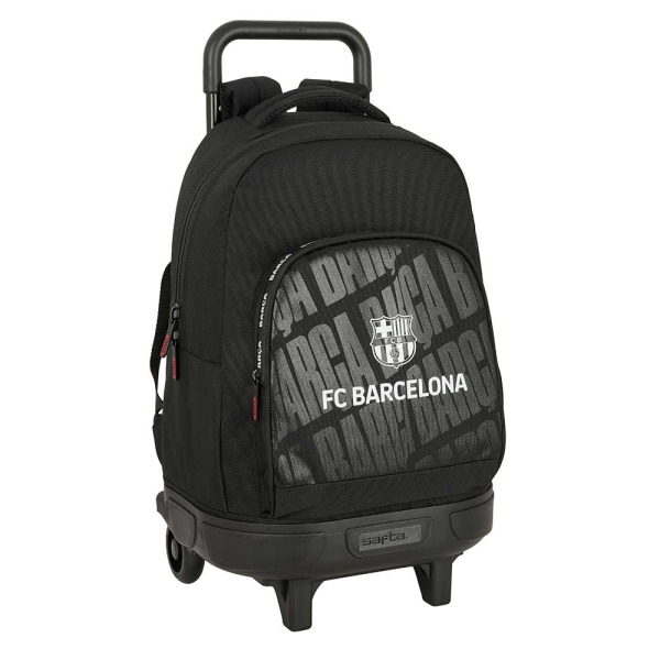 Safta F.C.Barcelona Mochila con Carro - Extraible - Bolsillo Frontal - Portabotellas - Tirador Doble - Hombreras Acolchadas - As