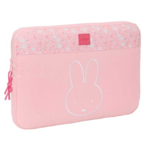 Safta Miffy Flores Funda para Portatil hasta 15.6" - Alojamiento Acolchado - 3.8L - 395x35x275mm - Color Rosa