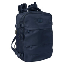 Safta Mochila de Cabina - Bolsillo para Portatil hasta 15.6" - Organizador Interior - Portabotellas - USB - Zapatillero - Espald