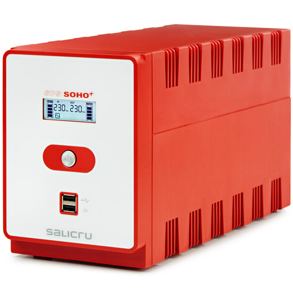 Salicru SPS 2200 SOHO+ IEC Sistema de Alimentacion Ininterrumpida - SAI/UPS -  2200 VA - Line-interactive - Doble Cargador USB -