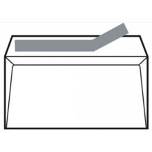 Sam Pack de 250 Sobres de Papel Offset 100grs - Medidas 260x360mm - Autoadhesivo con Tira de Silicona - Color Blanco