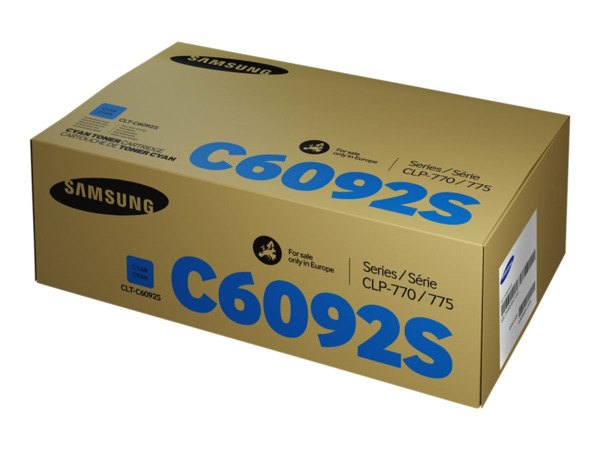 Samsung CLP770/CLP775 Cyan Cartucho de Toner Original - CLT-C6092S/SU082A