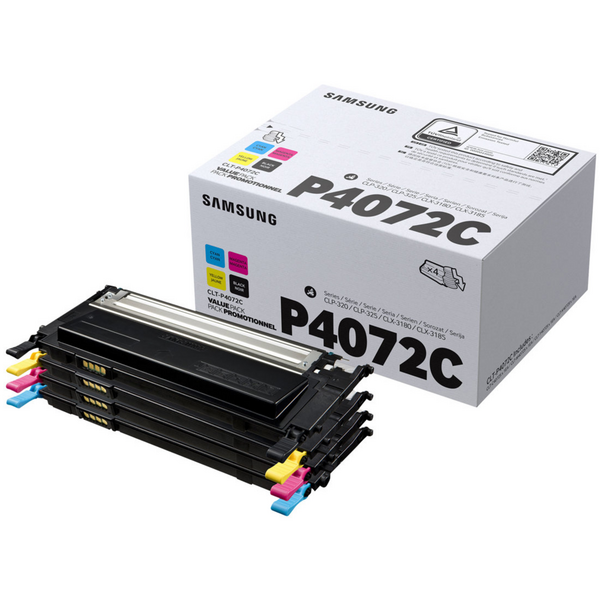 Samsung CLT-P4072C Pack de 4 Cartuchos de Toner Originales - SU382A