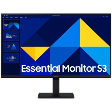 Samsung Essential S3 Monitor 27" LCD IPS FullHD 1080p 100Hz - Respuesta 5ms - Angulo de Vision 178Â° - HDMI - VESA  100x100mm