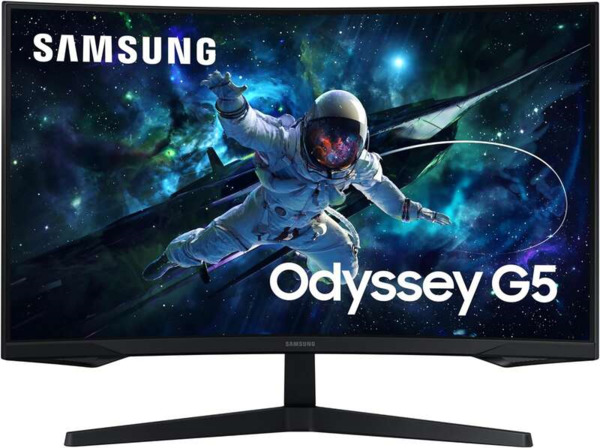 Samsung Odyssey G5 Monitor 32" LED VA Curvo QHD 165Hz FreeSync - Respuesta 1ms - Angulo de Vision 178º - HDMI, DisplayPort - VE