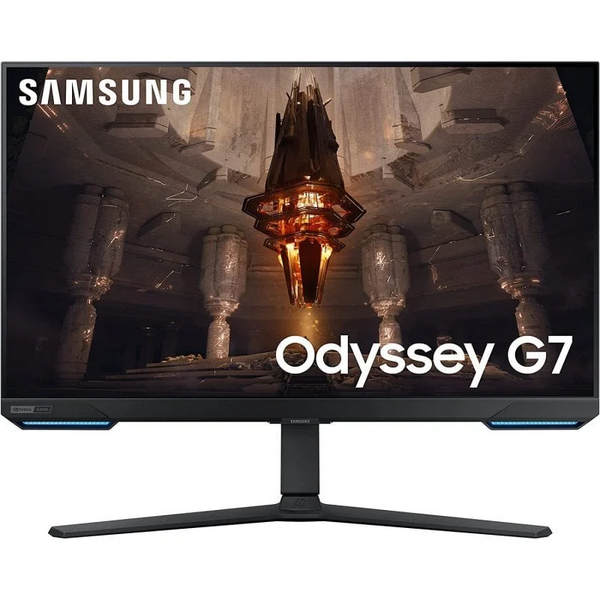 Samsung Odyssey G7 Monitor 28" LED IPS UltraHD 4K 144Hz FreeSync Premium Pro - Respuesta 1ms - Regulable en Altura, Giratorio e