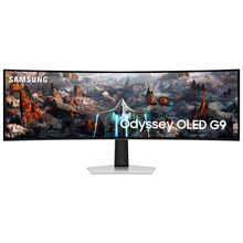 Samsung Odyssey G9 Monitor Curvo 49" OLED Dual QHD 240Hz  FreeSync Premium Pro - Respuesta 0.03ms - 32:9 - USB, HDMI, DisplayPor