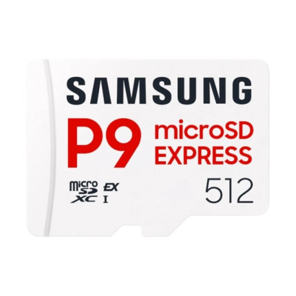 Samsung P9 Tarjeta Micro SDXC Express 512GB UHS-I V30 A1 800MBs