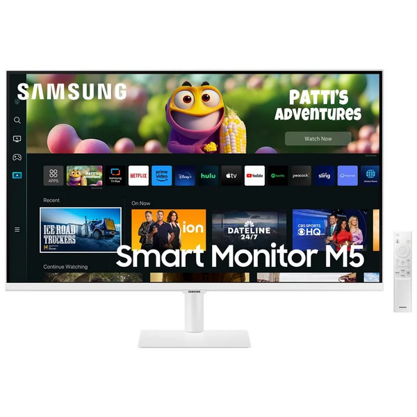 Samsung Smart Monitor M5 LED 27" FullHD 1080p HDR10 WiFi, Bluetooth - Respuesta 4ms - Mando a Distancia - Altavoces Incorporados