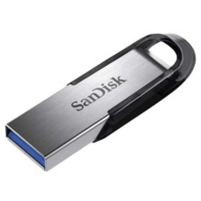 Sandisk Ultra Flair Memoria USB 3.0 256GB - Hasta 150MB/s de Transferencia - DiseÃ±o Metalico - Color Acero/Negro (Pendrive)