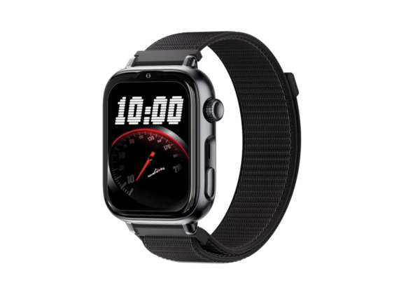 Savefamily Reloj Inteligente Infantil SaveWatch Plus 2 - Pantalla Amoled - Carcasa Negra - Correa Tela Negra