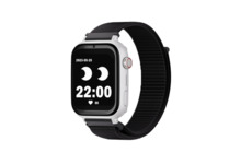 Savefamily Reloj Inteligente Infantil SaveWatch Plus con GPS y Llamada - IP67 - Boton SOS - Carcasa Blanca - Correa Tela Negra