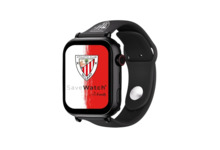 Savefamily Reloj Inteligente Infantil Savewatch Plus Edicion Athletic Club con GPS y Llamada - Correa Silicona Negra
