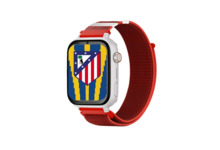 Savefamily Reloj Inteligente Infantil Savewatch Plus Edicion Atletico de Madrid con GPS y Llamada - Correa Tela Roja