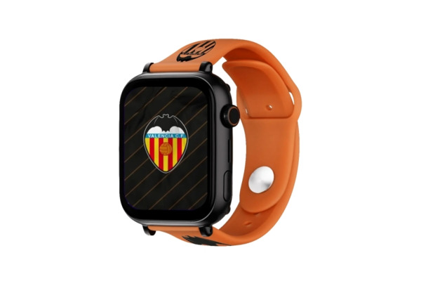 Savefamily Reloj Inteligente Infantil Savewatch Plus Edicion Valencia C.F. con GPS y Llamada - Correa Silicona Naranja