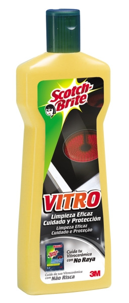 Scotch-Brite Vitro Rejuvenecedor para Placas de Vidrio - 250ml - Color Amarillo