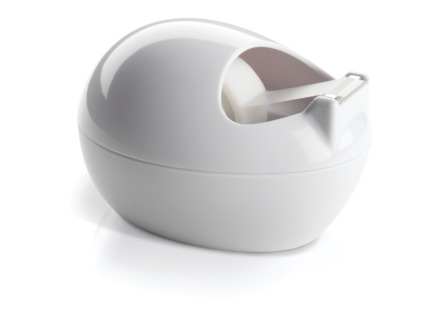 Scotch Dispensador de Cinta Adhesiva - Para Cintas de hasta 19mm x 7.5m - Incluye Cinta Adhesiva Invisible - Estilo Moderno - Color Blanco