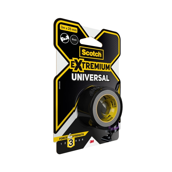 Scotch Extremium Universal Cinta Adhesiva Americana 3m x 25mm - Color Negro