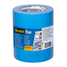 Scotchblue Pack de 3 Cintas de Enmascarar 48mm x 41m - 100% PEFC - Multisuperficie - Color Azul