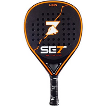 Set Lion Pala de Padel - Forma Lagrima - Marco 100% Carbono - Cara 100% Carbono 3K - Nucleo Goma Black Eva Compressed