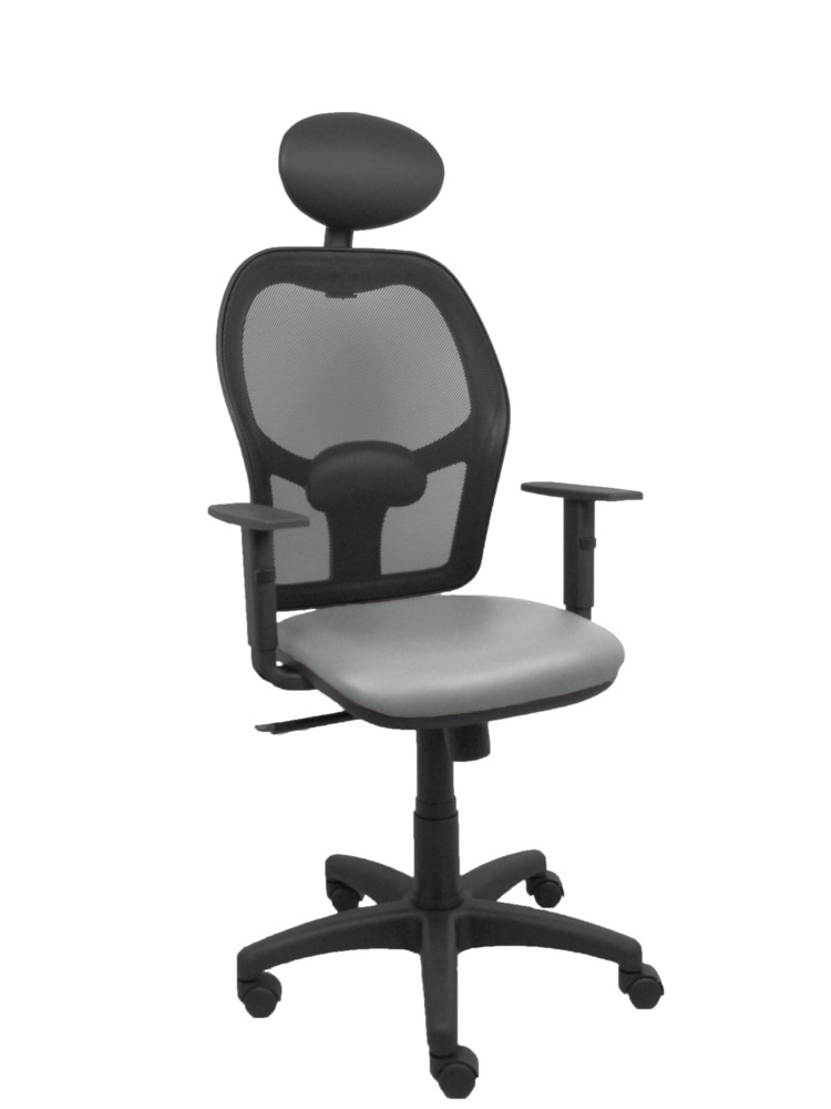 Cadeira de escritório com apoio para a cabeça P&C B10CRNC Cinzento